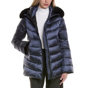 Gorski Womens Après Down Ski Jacket, Blue